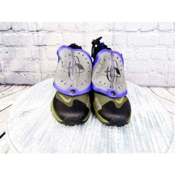 Nike Huarache Ripp QS Black/Olive Canvas Women 7.5 Men 6 Regular	New OG Box - Picture 4 of 16